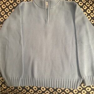 Little English Light Blue Kids Sweater